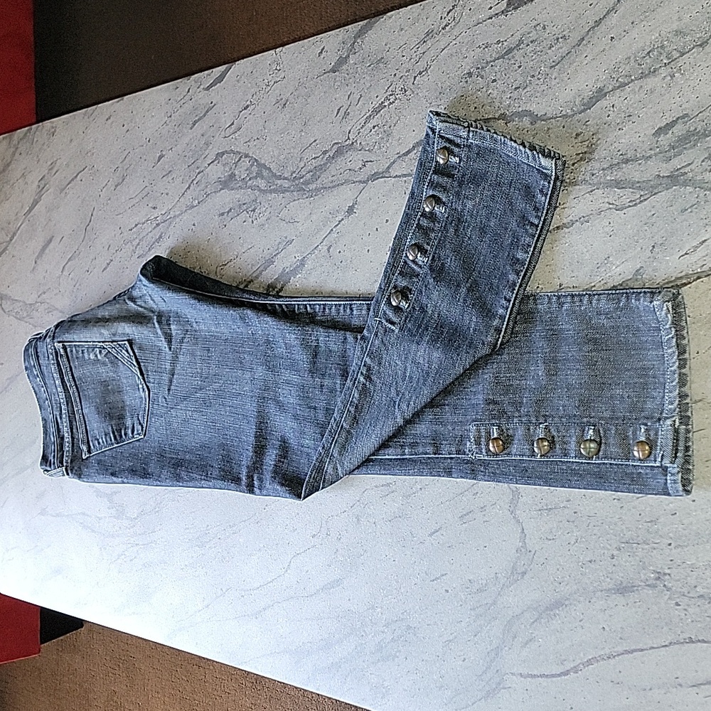 ANLO jeans with ankle button detail Dark Wash  size 29